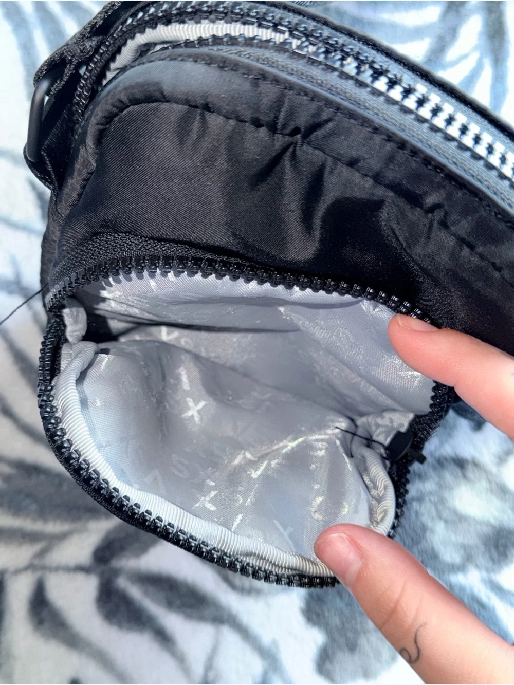 Victoria's Secret VSX Black Compact Crossbody Messenger Bag